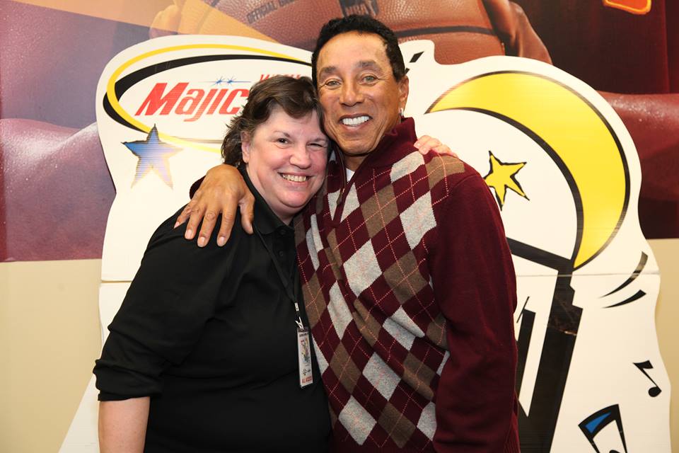 Janet Macoska and Smokey Robinson